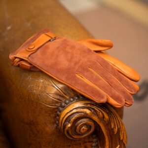 Guanto in pelle e camoscio Donna - CINGHIETTO